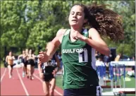  ?? Arnold Gold / Hearst Connecticu­t Media ?? Guilford’s Julia Antony is one of the cross country runners to watch this fall.