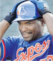  ?? JOHN KENNEY ?? Tim Raines will become the third and possibly the last player wearing an Expos cap to be inducted into the Hall of Fame.