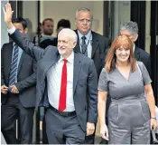  ??  ?? Jeremy Corbyn with Karie Murphy, one of his closest allies