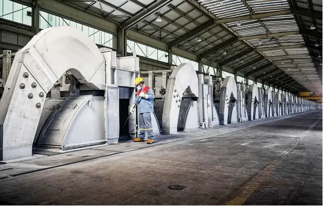  ??  ?? ↑
EGA sold 2.60 million tonnes of cast metal in 2019.