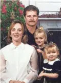  ??  ?? Air Force Tech. Sgt. John Chapman and his family in Windsor Locks, Conn. FAMILY PHOTO VIA AP