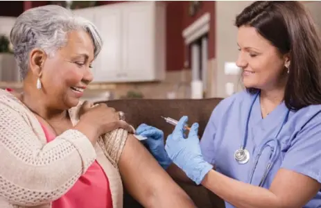  ?? ISTOCK ?? Getting the flu shot is not just about protecting yourself, but those around you including family, friends and co-workers, say experts.