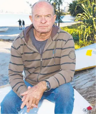  ?? Picture: TERTIUS PICKARD ?? Wayne Hayes says the interests of the community are being ignored.