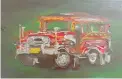  ?? ?? Sagaran’s ‘1955 Sarao Jeepney Abstracted’