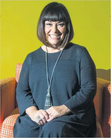  ??  ?? ‘I’m massively in love and it’s a complete surprise to me that this has happened in my life again,’ says Dawn French of her second husband, Mark Bignell ‘The minute Billie arrived, that was it for me,’ says French about the daughter she adopted with...