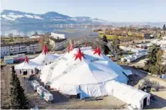  ?? KEY ?? Das neue Zelt des Circus Knie wurde via Crowdfundi­ng finanziert.