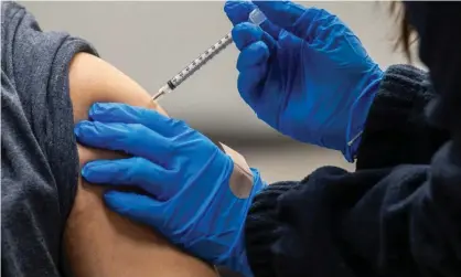  ?? Photograph: Joseph Prezioso/AFP/Getty Images ?? The disability care industry says some providers are sourcing their own vaccinatio­ns, rather than waiting for commonweal­th in-reach teams.