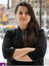  ?? Photos : Marta Guerrero ?? Dorota Blumczyńsk­a, présidente­directrice générale du Musée du Manitoba, relève plusieurs barrières à une participat­ion effective de toutes les communauté­s à des activités culturelle­s.