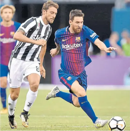  ??  ?? Primer plato fuerte. El Barça de Messi recibe hoy a la Juve, que lo eliminó en cuartos de final la última vez.