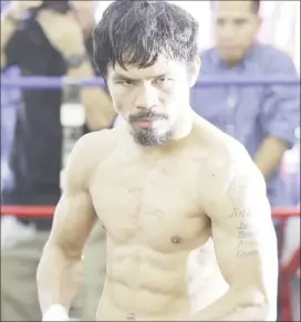  ??  ?? Manny Pacquiao