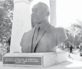  ??  ?? Boca Raton will have a virtual Martin Luther King Jr. presentati­on Monday. SUN SENTINEL FILE PHOTO