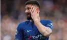  ??  ?? Olivier Giroud made a rare start for Chelsea against Spurs. Photograph: Marc Atkins/ Getty Images