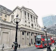  ??  ?? With a turbulent autumn ahead, the Bank of England may need monetary firepower