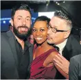  ?? Pictures: John Liebenberg ?? From left, Martin Bester, Elana Afrika and Darren Maule.