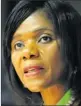  ??  ?? ‘NO IDEA’: Thuli Madonsela