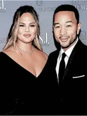  ?? EVAN AGOSTINI/INVISION 2018 ?? Chrissy Teigen and John Legend revealed they are expecting in Legend’s new video for the song “Wild.”