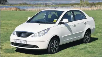  ??  ?? Indian maker Tata has just launched its flagship model in SA, the 1.4-litre petrol-engined Indigo Manza sedan. It’s attractive­ly priced and extremely well specced.