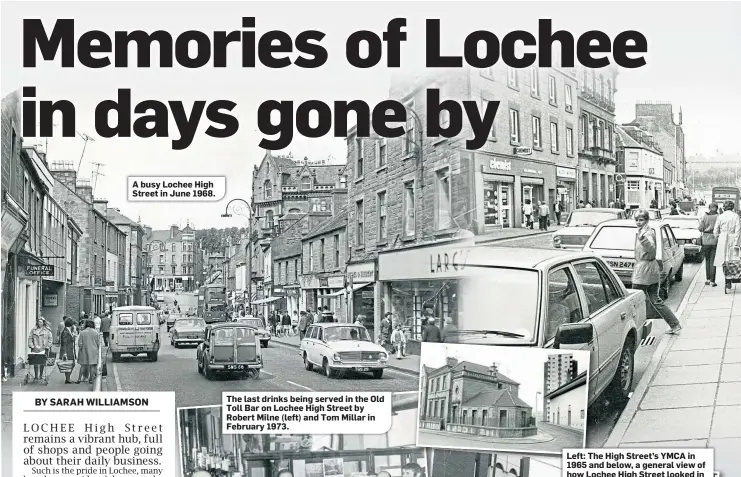  ??  ?? A busy Lochee High Street in June 1968.