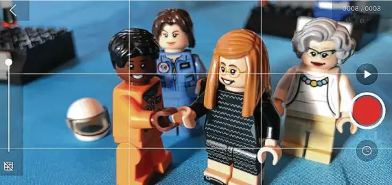  ?? Courtesy photo ?? Stop Motion Studio is one of the many free or inexpensiv­e apps that give you the tools to make your own Lego movie.