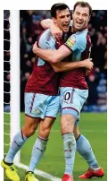  ?? PA ?? Burnley heroes: Cork (left) and Ashley Barnes