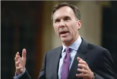  ?? CP PHOTO ADRIAN WYLD ?? Finance Minister Bill Morneau got a grilling Friday from taxpayers who are mad about the Liberal government’s proposed tax changes for small businesses.