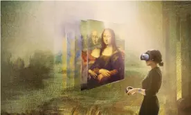  ??  ?? Freaky … a virtual reality Mona Lisa at the Louvre. Photograph: courtesy Emissive and HTC Vive Arts