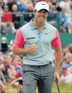  ?? Picture: GETTY IMAGES ?? LUCK OF IRISH: Northern Ireland’s Rory McIlroy is in red hot form going into the final major of the year