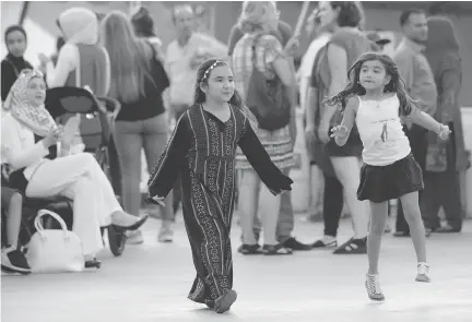  ?? ERROL MCGIHON ?? Girls dance at the Palestinia­n Festival Ottawa in August, 2016. More than 20 per cent of Canadian residents were born elsewhere.