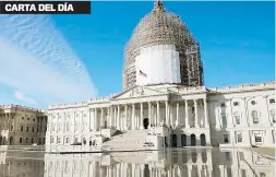  ??  ?? CARTA DEL DÍA Los republican­os poseen la mayoría absoluta en el Congreso.