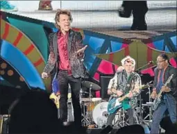  ?? YAMIL LAGE / AFP ?? Mick Jagger y los Rolling Stones estarán en la cita california­na