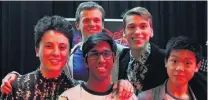  ?? PHOTO: SUPPLIED ?? Winners . . . With a performanc­e that excited the crowd, Wakatipu High School band Murphy’s Law won Saturday’s Smokefreer­ockquest Central Otago final. Band members (clockwise from left) are Tyrone Henderson, Gareth Harcombe, Eric Sebastian, Sam Chan...