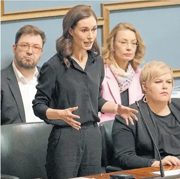  ?? Ap ?? Sanna Marin, primera ministra de finlandia