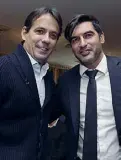  ??  ?? Tecnici Inzaghi, a sinistra, e Fonseca