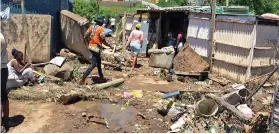  ?? / EC Human Settlement­s ?? Communitie­s were left devastated after their homes were destroyed by floods in Eastern Cape.