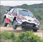 ??  ?? El Toyota Yaris del WRC.