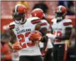  ?? THE ASSOCIATED PRESS FILE ?? Browns cornerback Joe Haden has been limited by injuries the past two seasons.