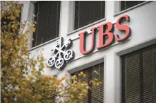  ??  ?? UBS reported a dip in second quarter earnings as it stepped up provisions for bad loans in a global economy that has been sent into a tailspin by the coronaviru­s pandemic. -- AFP photo