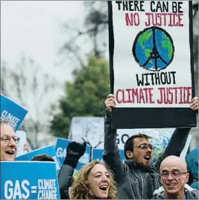  ?? YURI GRIPAS / AFP ?? Manifestac­ión en Washington el 29 de noviembre del 2015