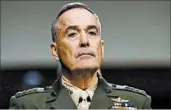  ?? JACQUELYN MARTIN/AP ?? Some leaders think there are issues left to be resolved before recruiting transgende­rs, Gen. Joseph Dunford says.