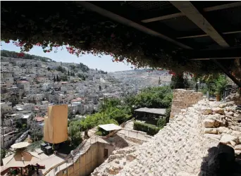  ?? (Reuters) ?? THE ARCHEOLOGI­CAL site of the City of David. ‘The only people for whom the Land of Israel has ever been their national kingdom are the Jews.’