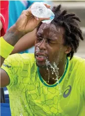  ?? PHOTO MARTIN CHEVALIER ?? Le Français Gaël Monfils a laissé jusqu’à sa dernière once d’énergie, hier, contre Roberto Bautista Agut.