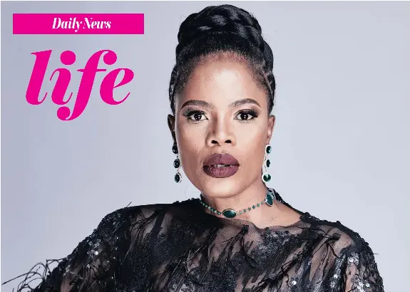  ?? House of Zwide. ?? WINNIE Ntshaba plays the wife of a top South African fashionist­a in