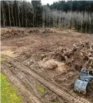  ?? ?? Hier soll ein Rückhalteb­ecken für Hochwasser entstehen. Doch zuvor muss eine Fachfirma für Kampfmitte­lbeseitigu­ng anrücken, um das Grundstück zu sondieren.