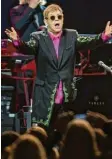  ?? Foto: dpa ?? Elton John ist seit 1970 ein erfolgreic­her Star.