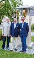  ?? Foto: Michael Rosner ?? Das neue Präsidium des Lions Clubs Friedberg sind nun (von links) Schatz meister Hans Deiml, Präsident Dieter Weidner und Past Präsident Martin Klei ner.