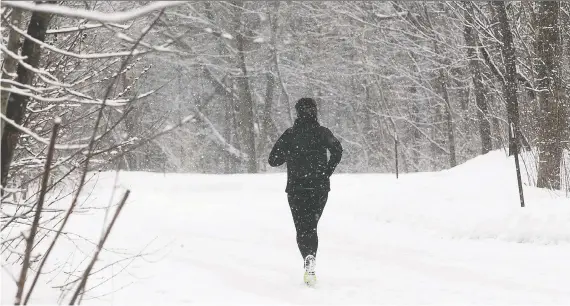  ?? PIERRE OBENDRAUF ?? Runners often stick with what they know, even if that means losing some of their hard-earned fitness gains due to inactivity when they’re recovering from injury.