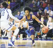  ?? Dave Crenshaw / Associated Press ?? UConn’s Christyn Williams was named AAC Freshman of the Year on Friday.