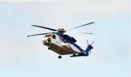  ?? FOTO: TOR ANDRÉ JOHANNESSE­N / SCANPIX ?? Arkivfoto fra 2011 av helikopter­typen Sikorsky S-92, samme type som var involvert i ulykken utenfor Sotra onsdag.
