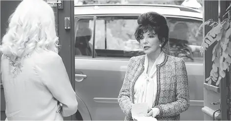  ?? BRIGHT PICTURES ?? Joan Collins stars as a washed-up movie star in The Time of Their Lives, which suffers from a dearth of kindness between characters.