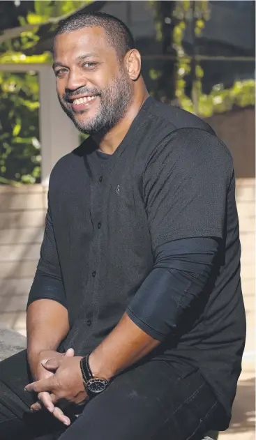  ?? Picture: MARC McCORMACK ?? GOLDEN ERA: Actor Aaron Fa'aoso says movie-makers have yet to scratch the surface of the region’s potential to deliver rich content.